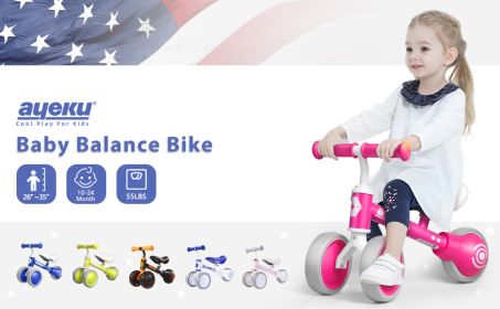 AyeKu Baby Balance Bike Toys for 1 Year Old Boy Gifts Toddler Bike 1st First Birthday Gifts Baby Toys 12-24 Months Kids First Bike