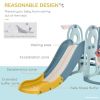 Toddler Slide and Swing Blue/ White