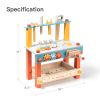 Wooden Tool Workbench Toy for Kids,Great Gifts for Toddlers,Christmas and Birthday Party (8 Pcs an order)