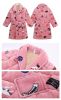 Winter Thicken Soft Plush Lapel Bear Bathrobes for Girls