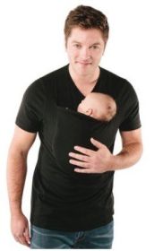 Leisure mother kangaroo multifunction vest (Option: Black-L-Men)