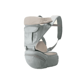 Multi-functional baby waist stool (Color: Grey)