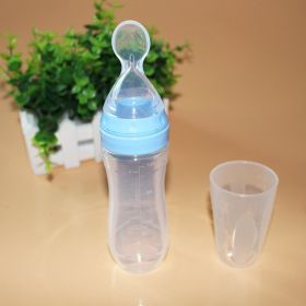 Baby Spoon Bottle Feeder (Color: Blue)