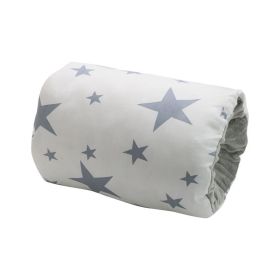 Adjustable Baby Cotton Nursing Arm Pillow Breastfeeding Washable Baby Infant Nursing Breastfeeding Pillow Cushion Arm Pad (Option: Grey star-25X23CM)